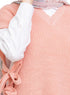 Pink Cut Belt Pullover - Khotwh